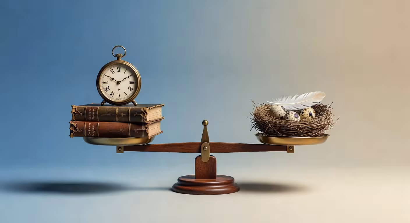Balanced scale illustration representing equal expectations and mutual benefits