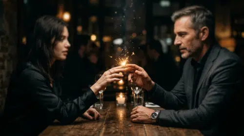 The Four Phases of Sugar Dating: How to Move in the Right Direction Woman_and_man_fingertips_touching_202607290753